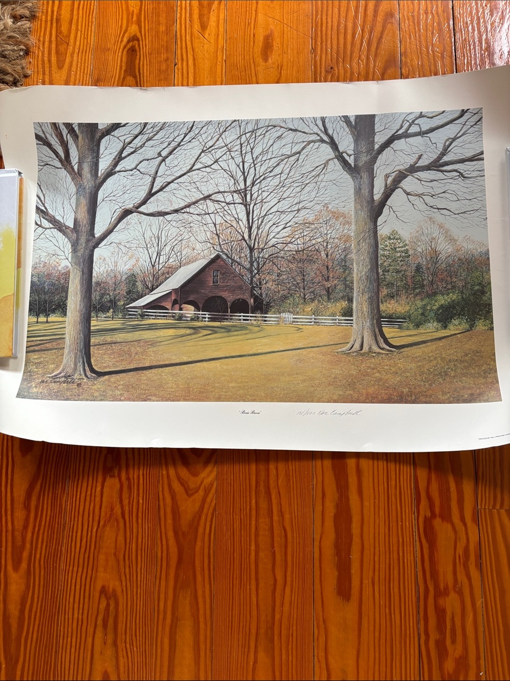 Kae Campbell “Ben’s Barn” signed numbered 151/500 Art Print - Unframed